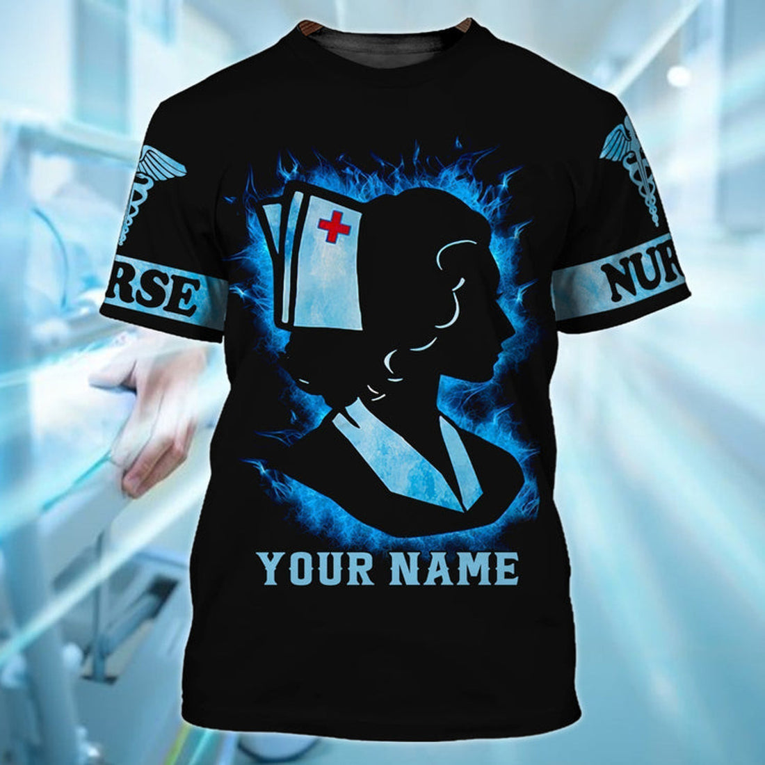 FUNSTUFFPRINT Customized 3D All Over Printed Shirts For A Nurse To be a Nurse Tee Shirts 3D T-shirt