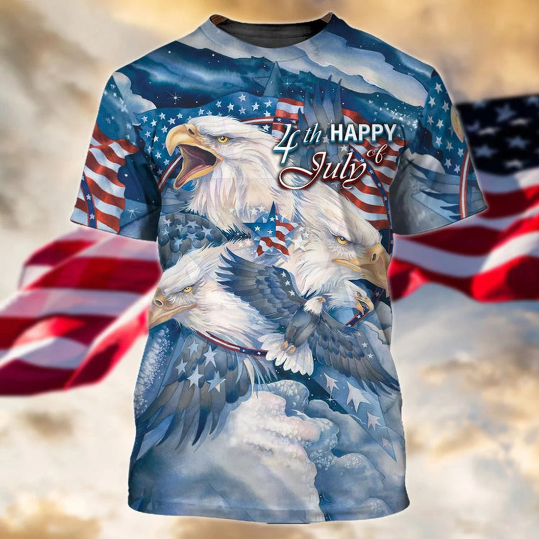 4Th Of July Independence Day 3D All Over Print T-Shirt Usa Tee 3D Shirts