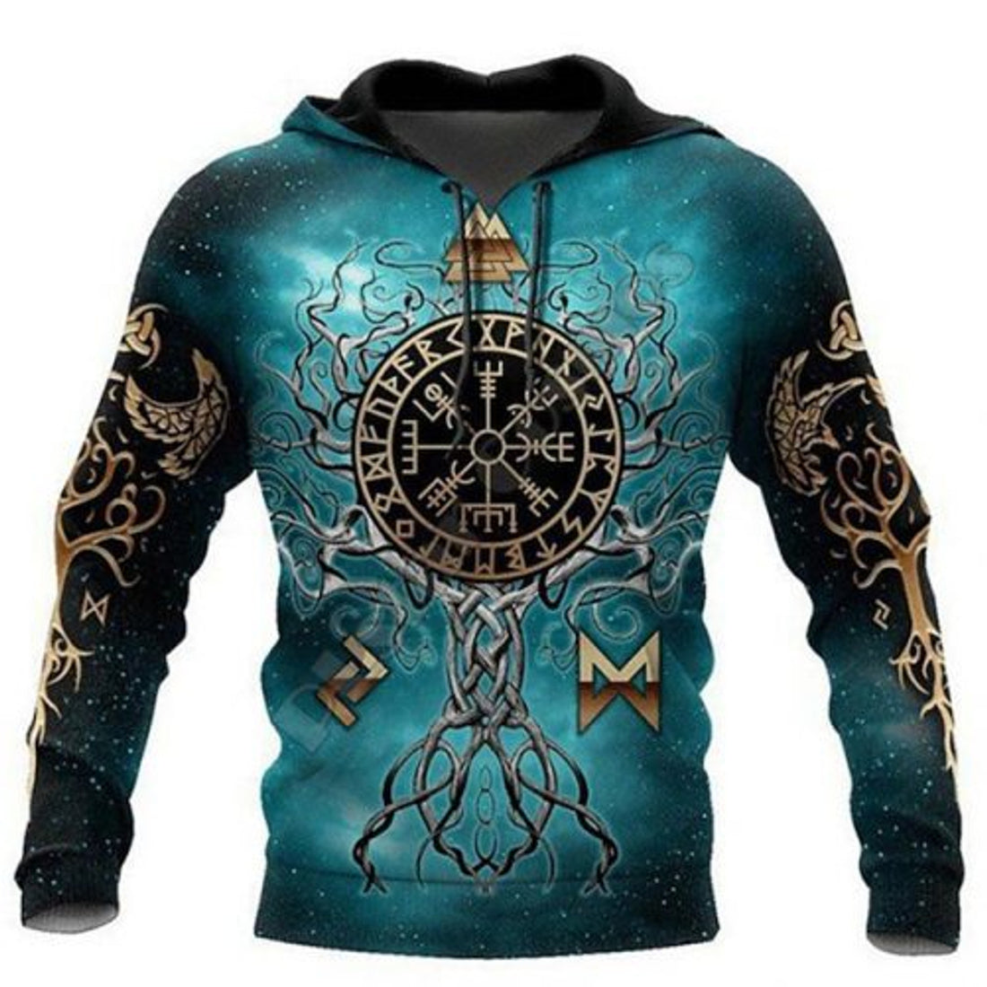 FUNSTUFFPRINT Viking 3D All Over Hoodie 3D Hoodie and Zip Hoodie