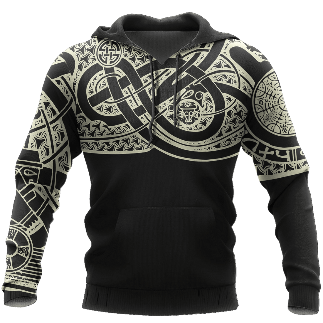 FUNSTUFFPRINT Viking Beautiful Unisex 3D Hoodie and Zip Hoodie