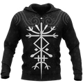 FUNSTUFFPRINT Viking Eagle Iceland 3D Hoodie and Zip Hoodie