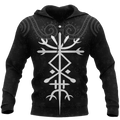 FUNSTUFFPRINT - Viking Eagle Iceland 3D Hoodie and Zip Hoodie