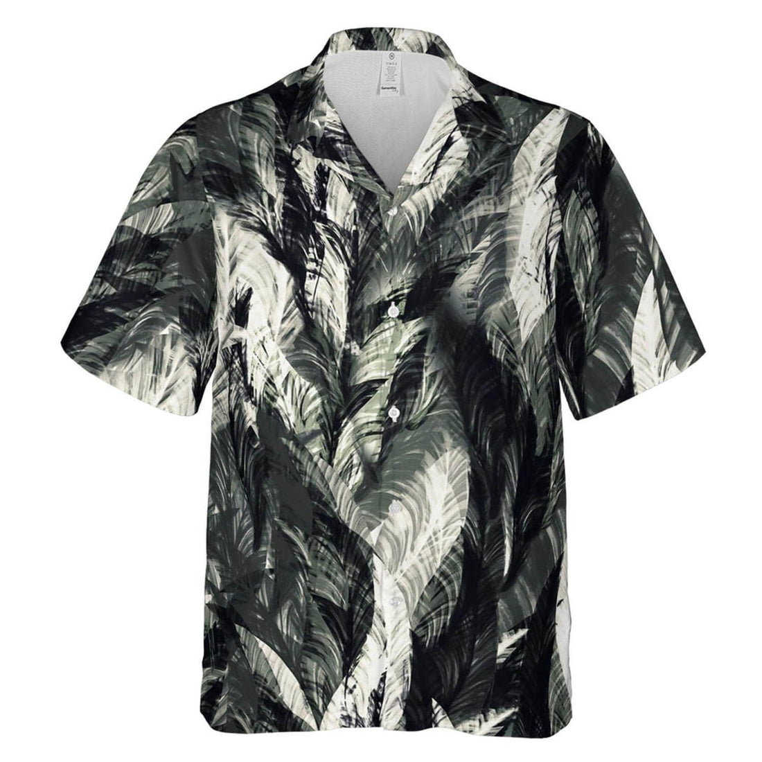 Hawaiian Camp Collar Short Sleeve Button-Down Shirt Tropical