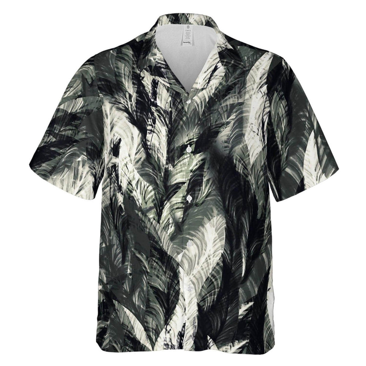 Hawaiian Camp Collar Short Sleeve Button-Down Shirt Tropical