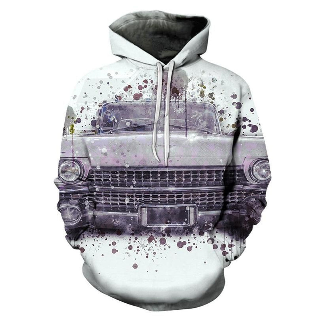 FUNSTUFFPRINT Vintage Bumper 3D Hoodie and Zip Hoodie