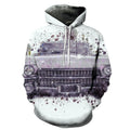 FUNSTUFFPRINT Vintage Bumper 3D Hoodie and Zip Hoodie