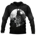 FUNSTUFFPRINT - Wolf 3D Hoodie and Zip Hoodie