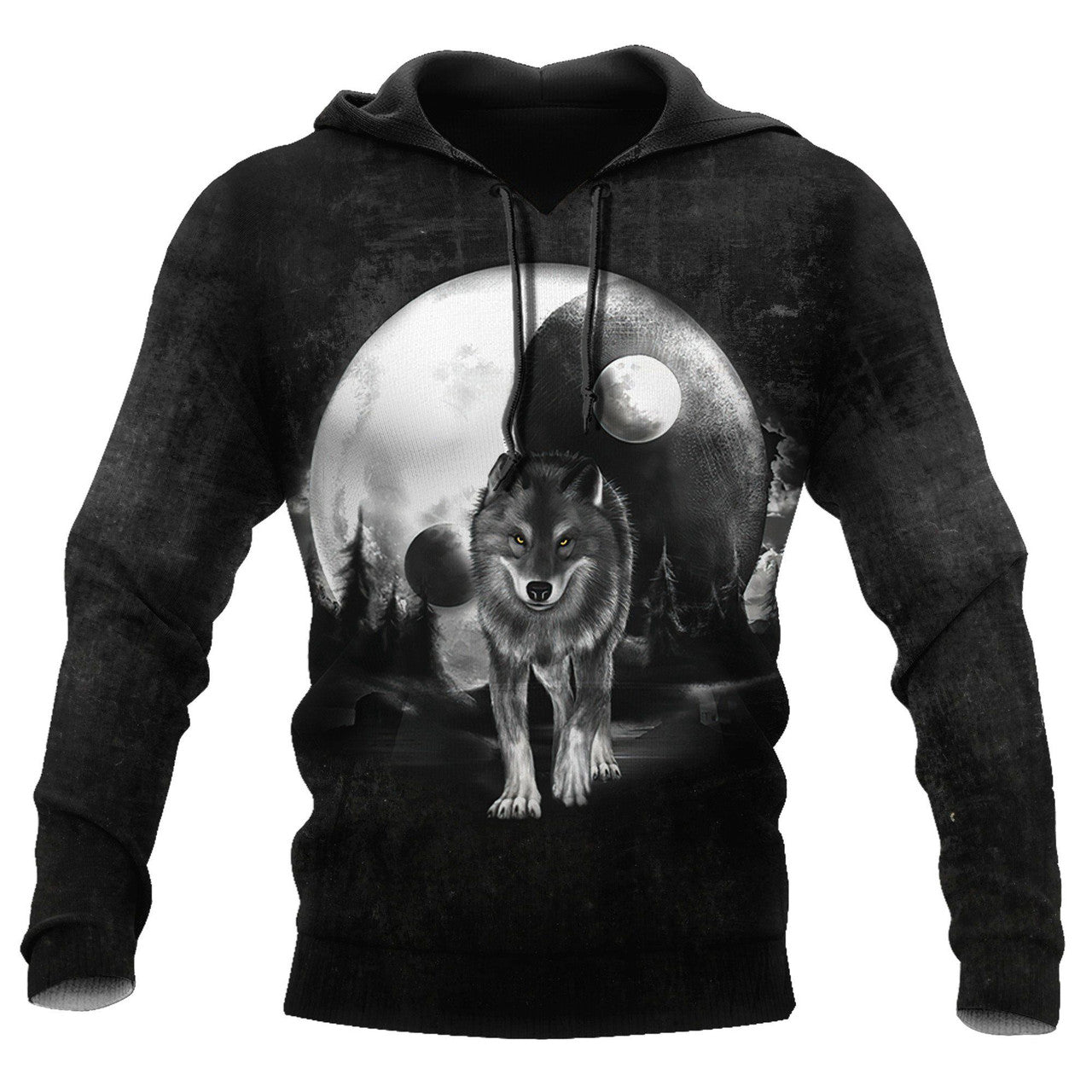 FUNSTUFFPRINT - Wolf 3D Hoodie and Zip Hoodie