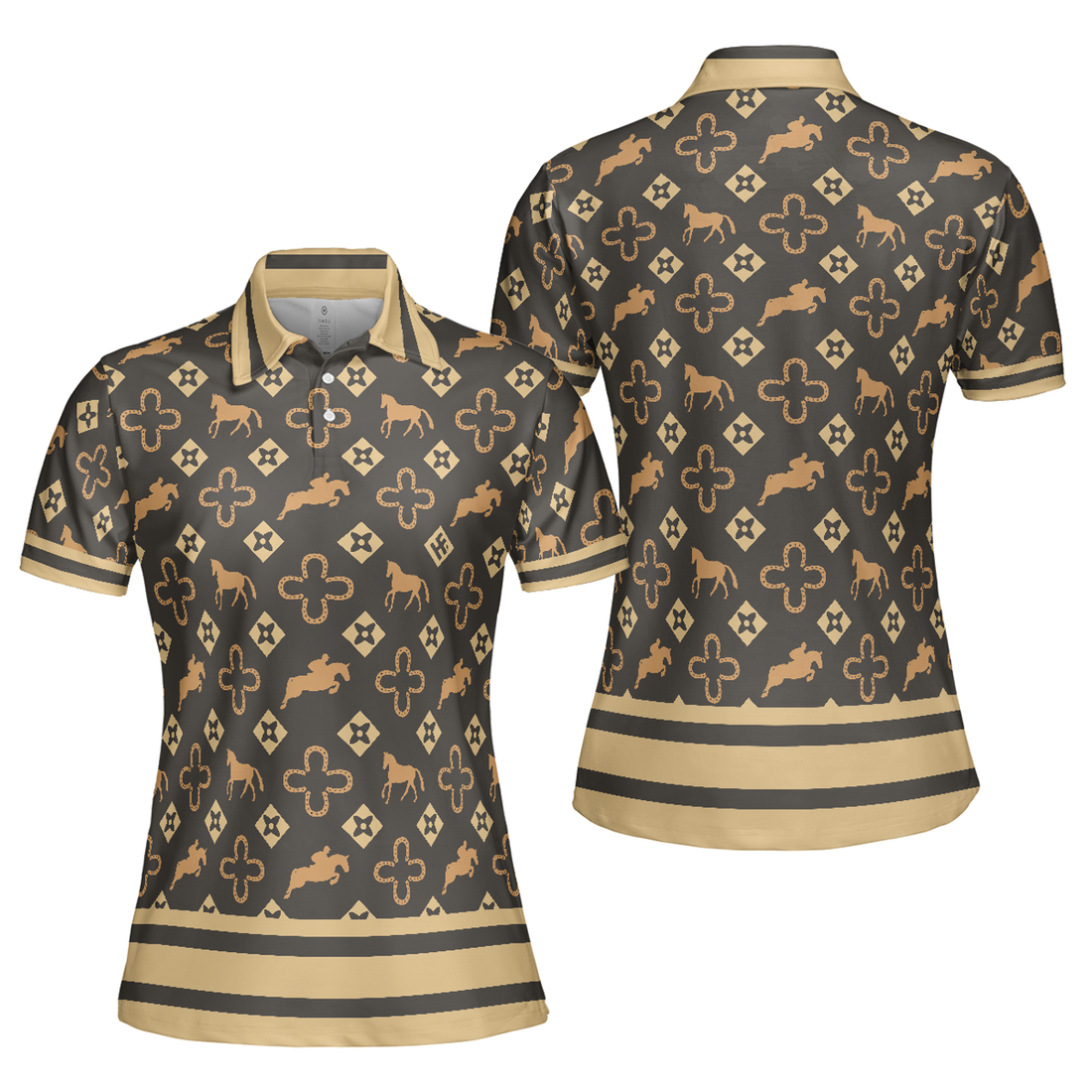 Women's Equestrian Polo Shirts Short Sleeve Women Polo Shirt