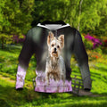 FUNSTUFFPRINT Yorkshire Terrier Thcn Ntlw Custom Image Unisex 3D Hoodie and Zip Hoodie