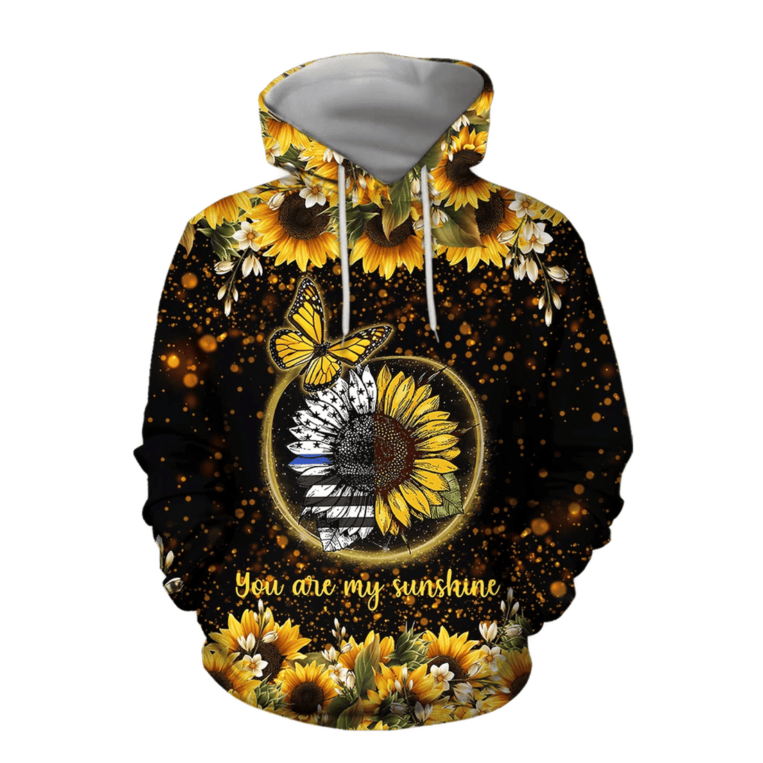 FUNSTUFFPRINT You Are My Sunshine 3D Hoodie and Zip Hoodie